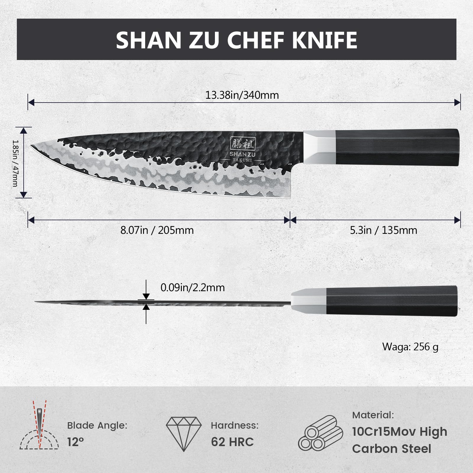 SHAN ZU dishwasher-safe design simplifies post-cook cleaning.