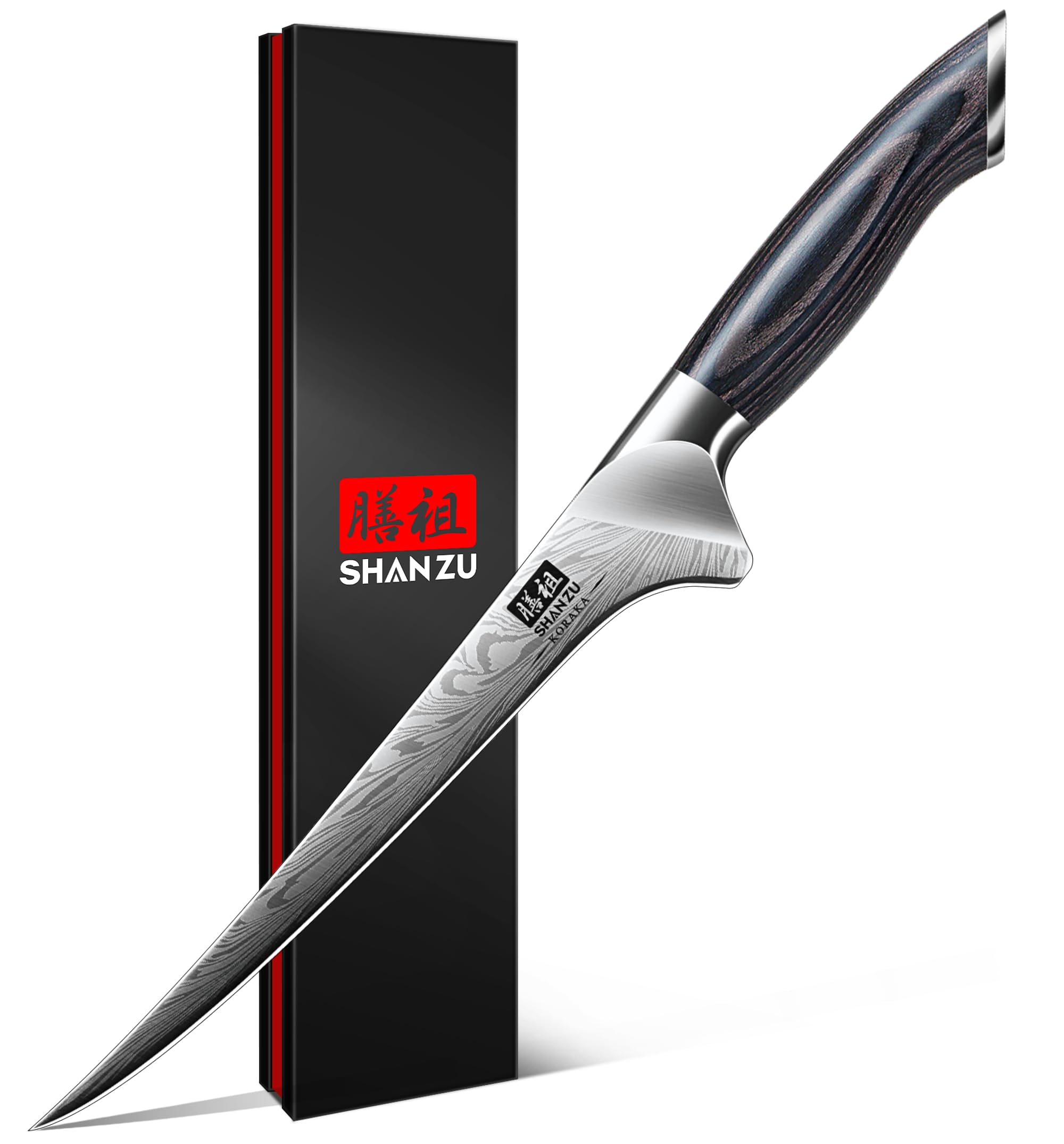SHAN ZU Fillet Knife 7 inch for precise fish filleting and skinning