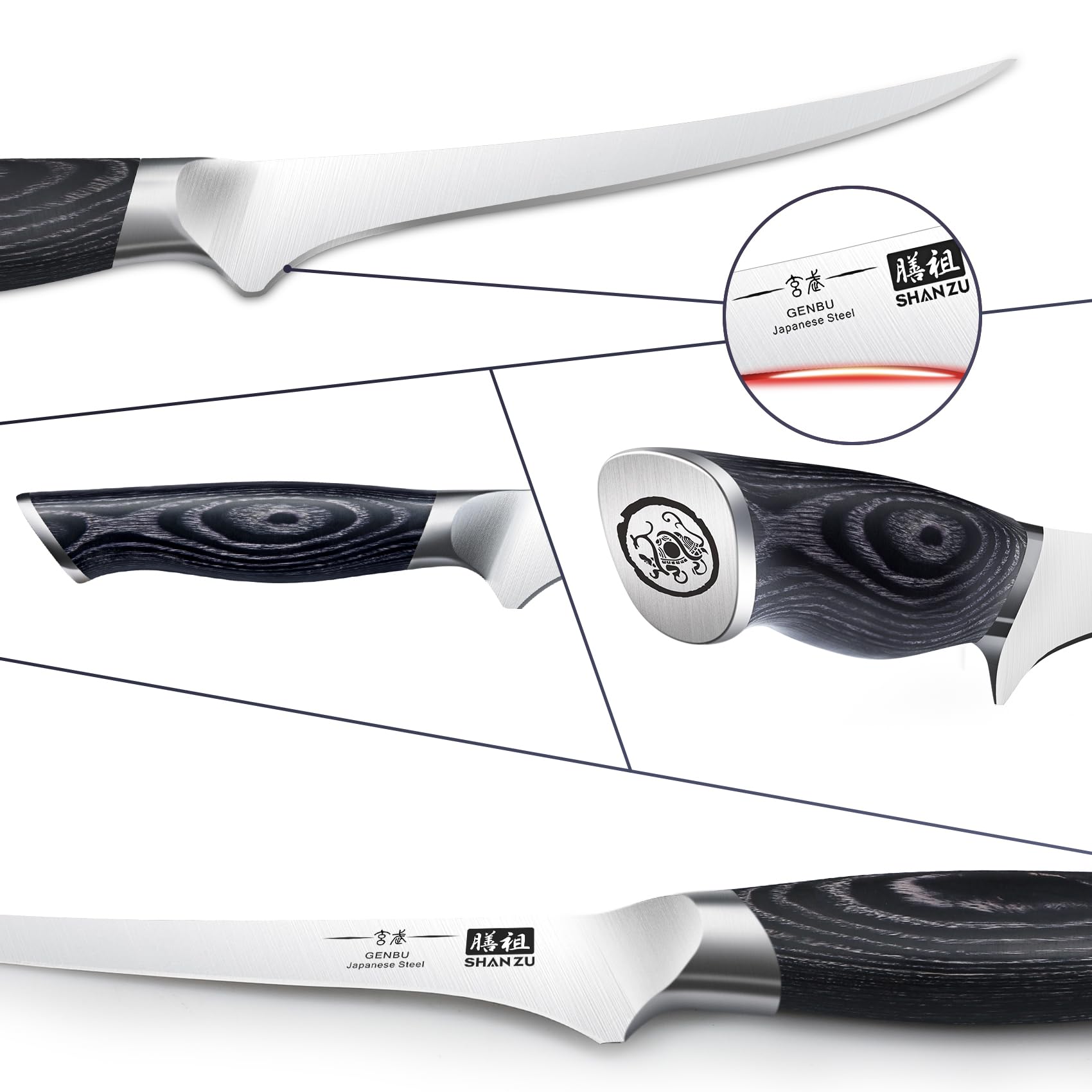 SHAN ZU Genbu series ergonomic handle for comfortable long use