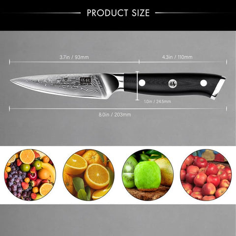 SHAN ZU gift box presents the knife ready for gifting.