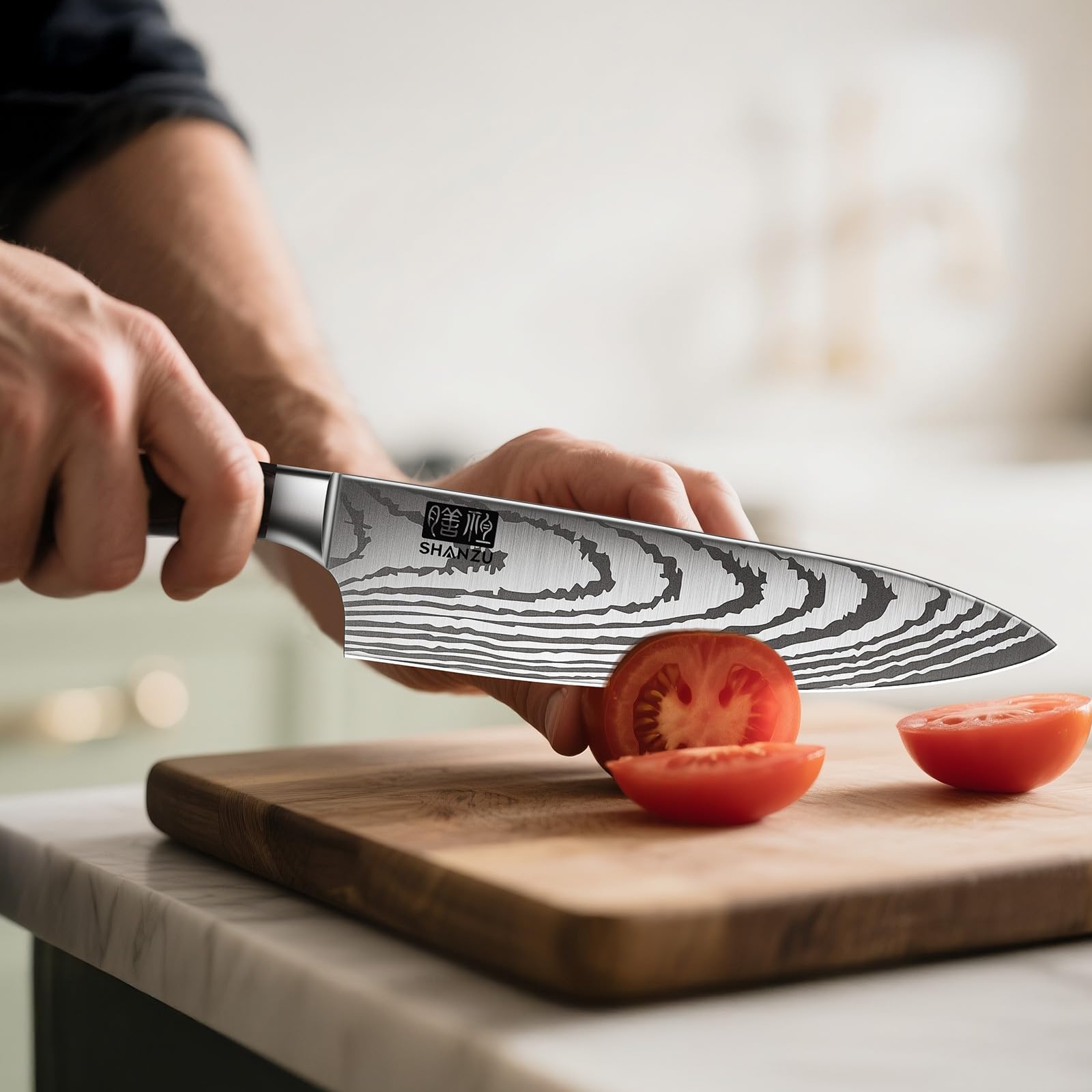SHAN ZU full-tang design provides balanced control during prep