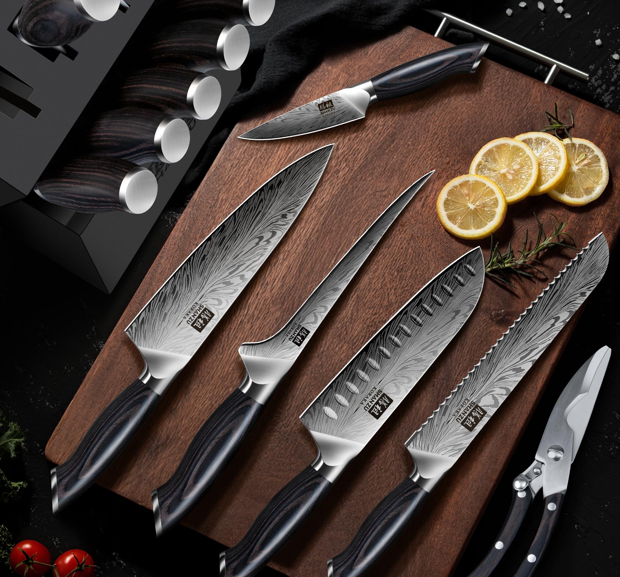 SHAN ZU 7-inch fillet knife delivers clean, precise fish cuts