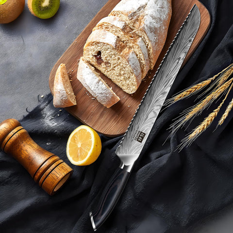 SHAN ZU laser-engraved blade adds stylish detail to professional kitchens.