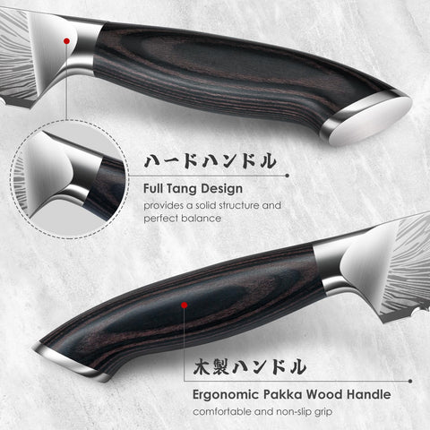 SHAN ZU sourdough bread cutting knife ideal for homemade loaves.