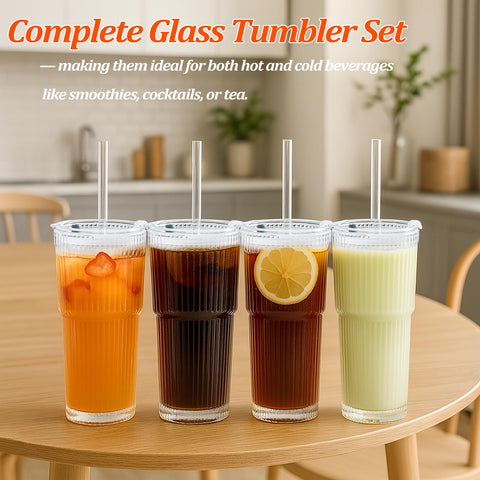SHANDERBAR 20oz tumbler ready for iced coffee, tea, or juice.
