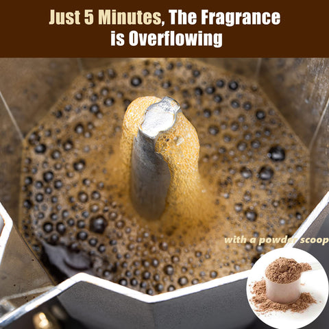 SHANGSKY aluminum interior heats quickly for faster espresso