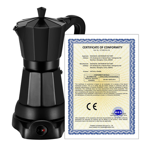 SHANGSKY portable electric moka pot ideal for office and travel