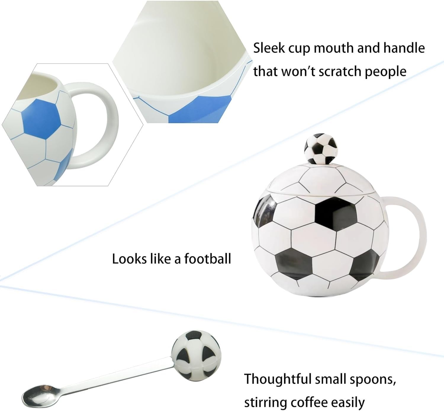 SHANHUI gift-ready football mug for fans and celebrations