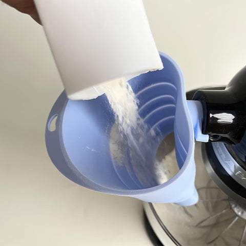 SHANPIN flour funnel multipurpose use for transferring grains or sauces with ease