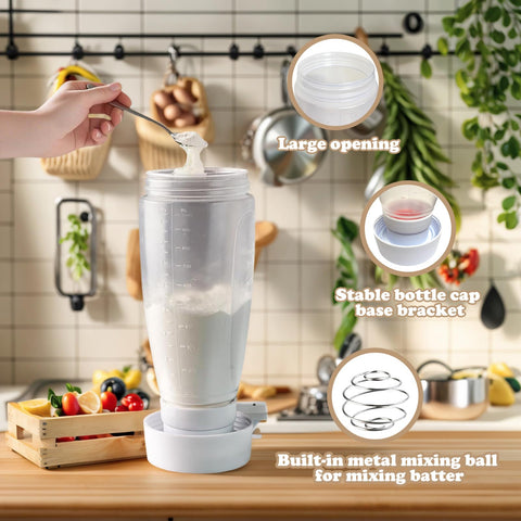 SHANXUMC bottle uses food-grade plastic and silicone for easy cleaning