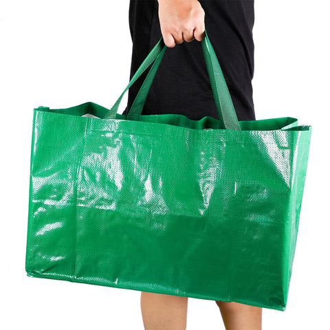 Shappy bags offer generous capacity for groceries, laundry, and moving supplies.