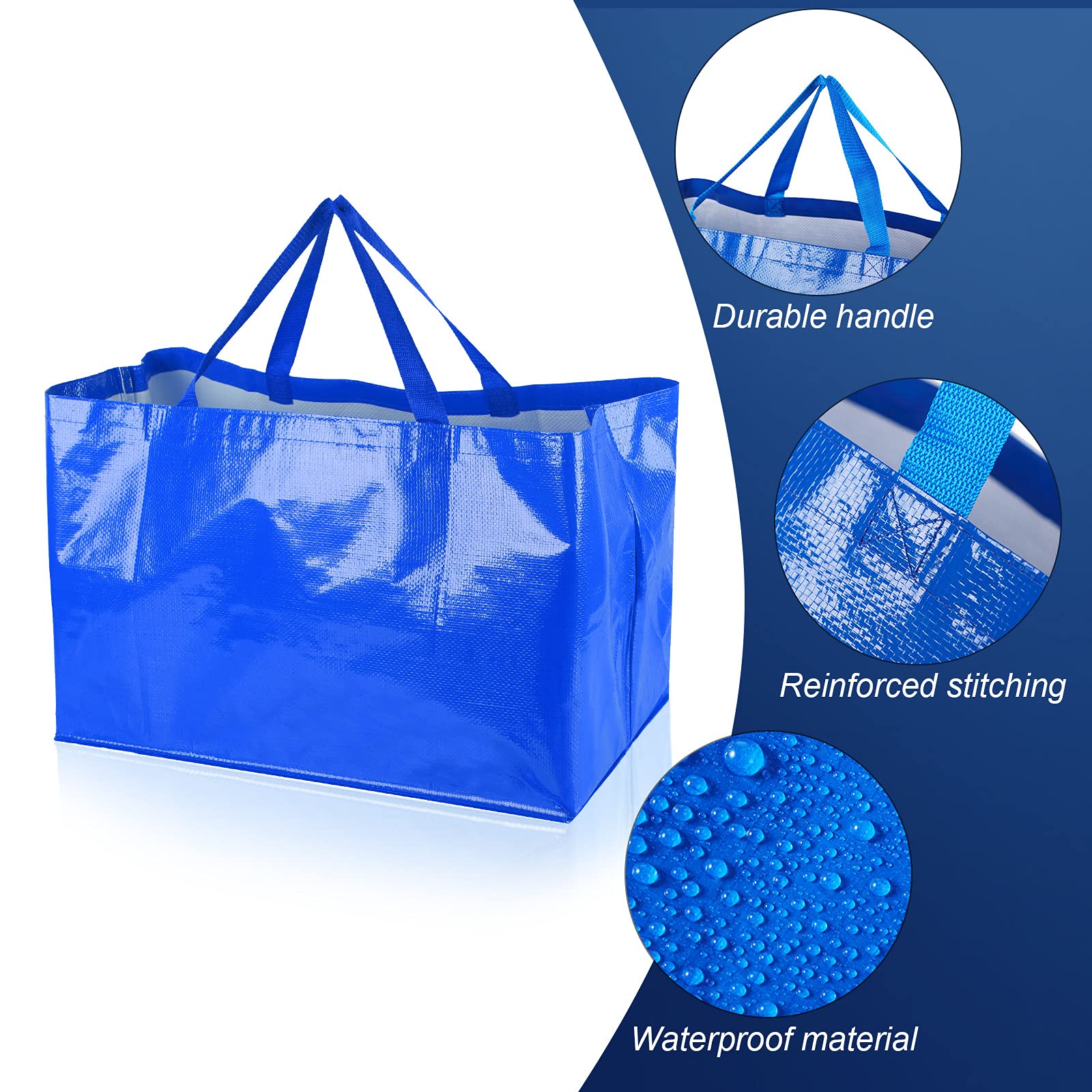 Shappy foldable design allows compact storage when bags are not in use.