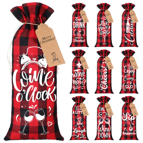 Shappy Valentine wine bag set ready to wrap bottles