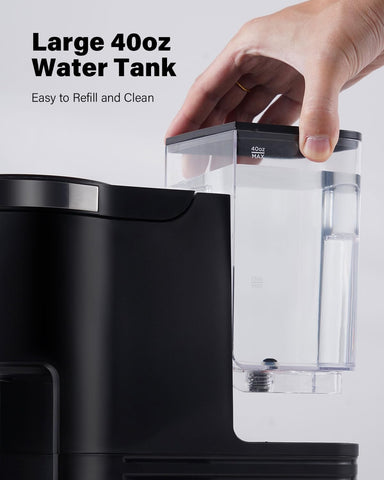 SHARDOR 3in1 travel mug compatibility—brews directly into mugs up to 7.2 inches tall.