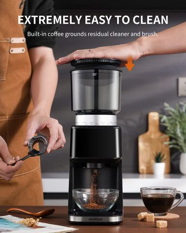 SHARDOR 51 grind settings cover espresso to French press needs