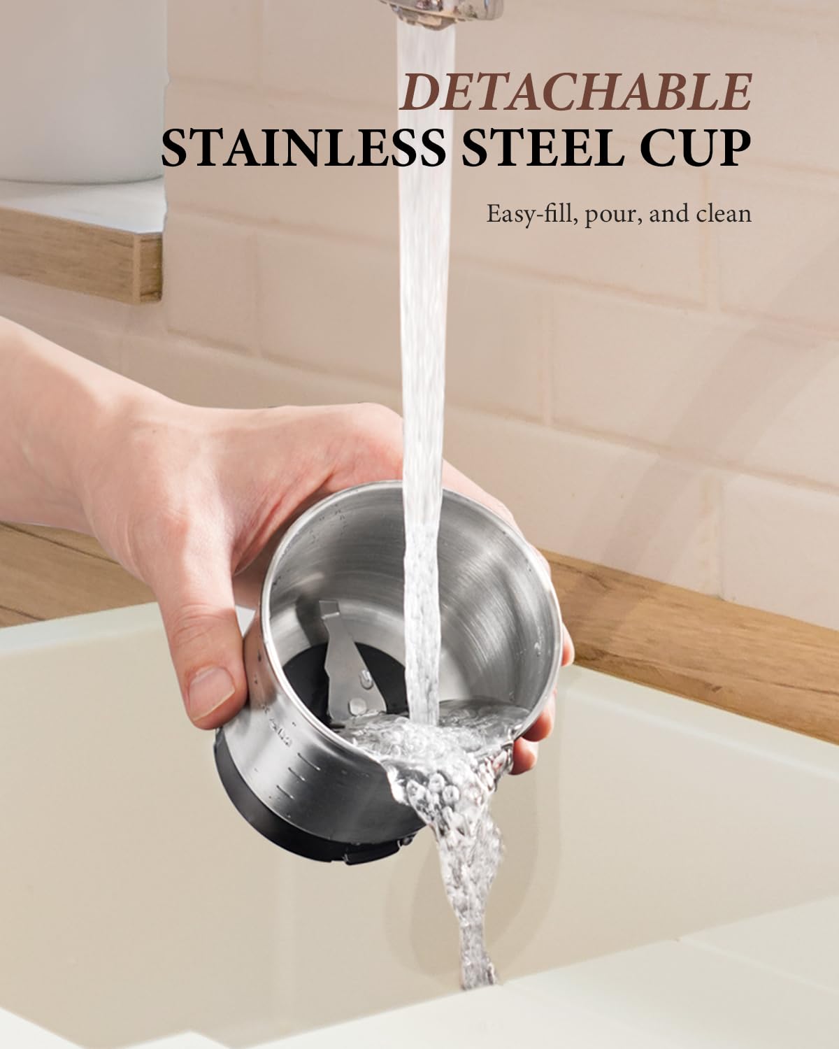 SHARDOR dishwasher-safe cup enabling quick cleanup
