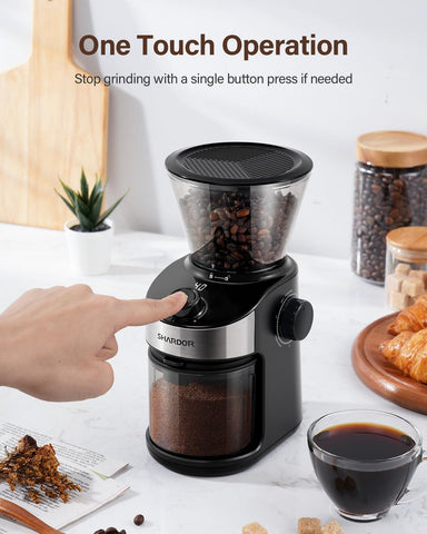SHARDOR grinder for home use supports everyday coffee rituals