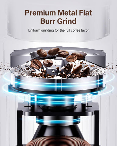 SHARDOR grinder creates uniform grounds to preserve aroma for richer coffee
