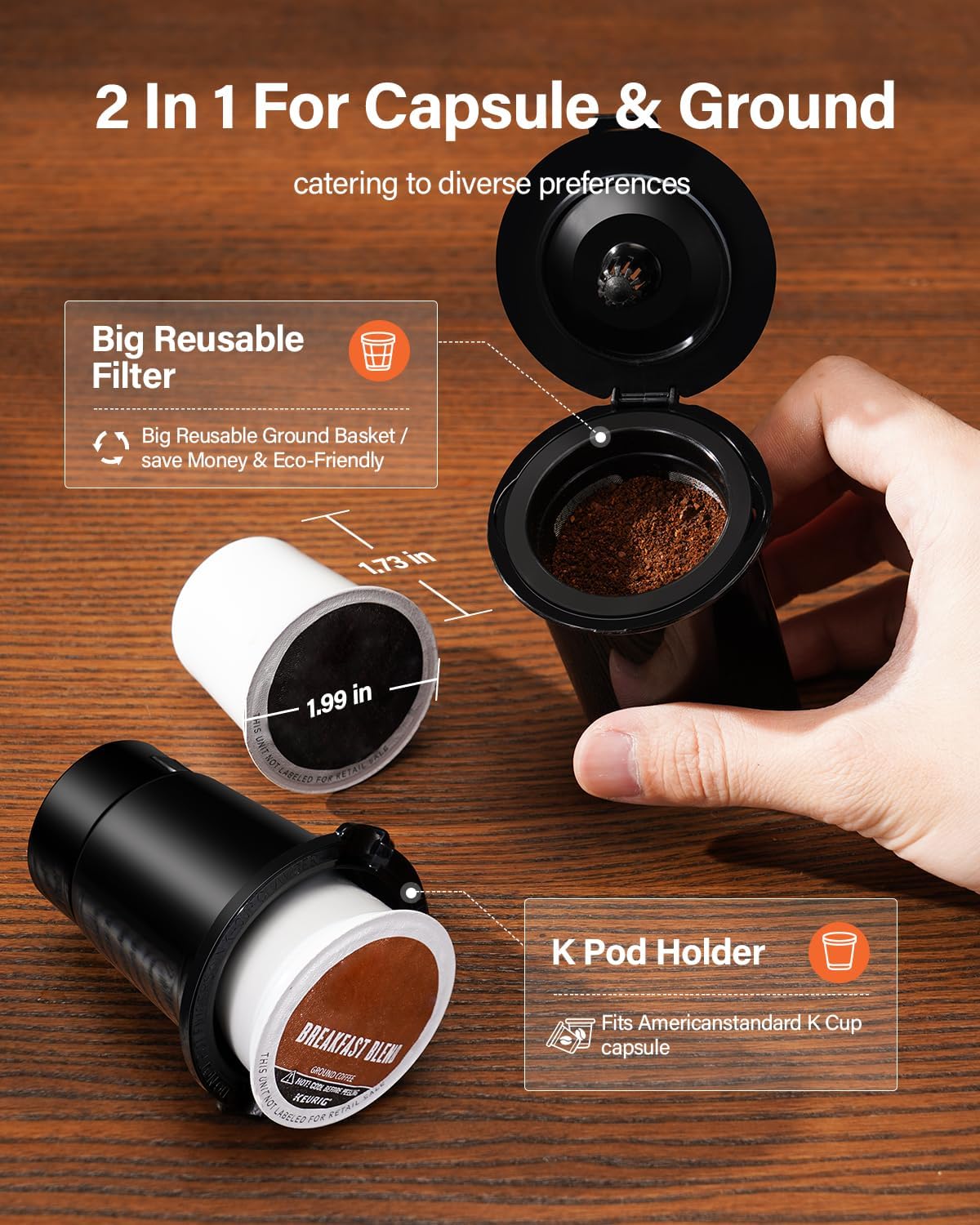 SHARDOR K-Cup and ground coffee compatibility highlights freedom of choice