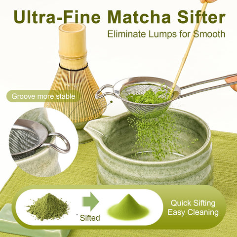 ShareAll ceramic whisk holder protecting the chasen’s shape and longevity
