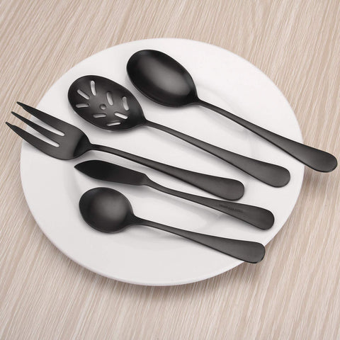 ShareCook matte black finish that looks sleek and cleans easily