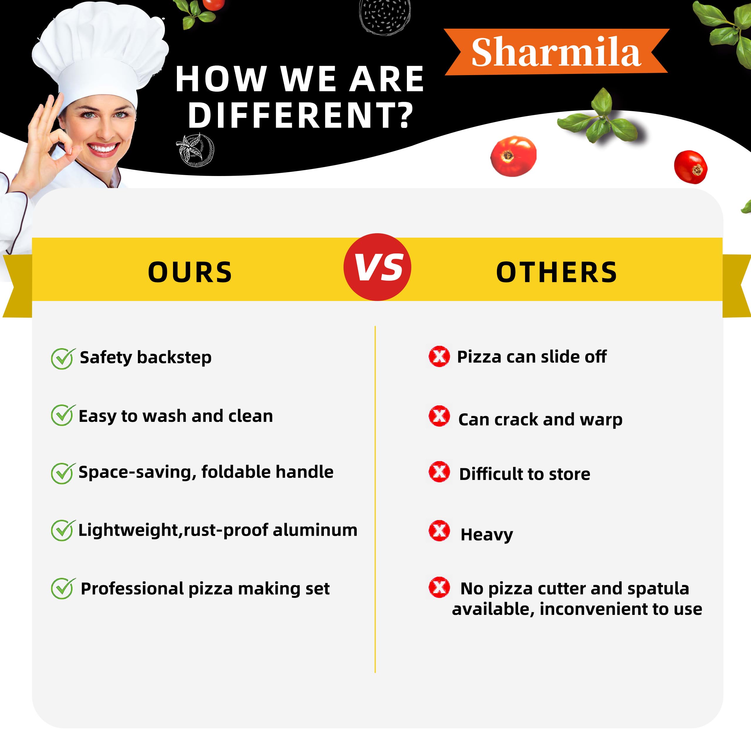 Sharmila pizza set in gift box for gifting pizza lovers.