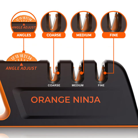 Ergonomic handheld design of Sharp Pebble sharpener for comfortable control.