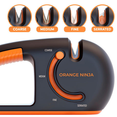 Sharp Pebble Orange Ninja medium slot restores edge with precision