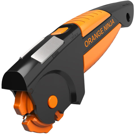 Sharp Pebble Orange Ninja sharpener in a compact design for on-the-go edge maintenance