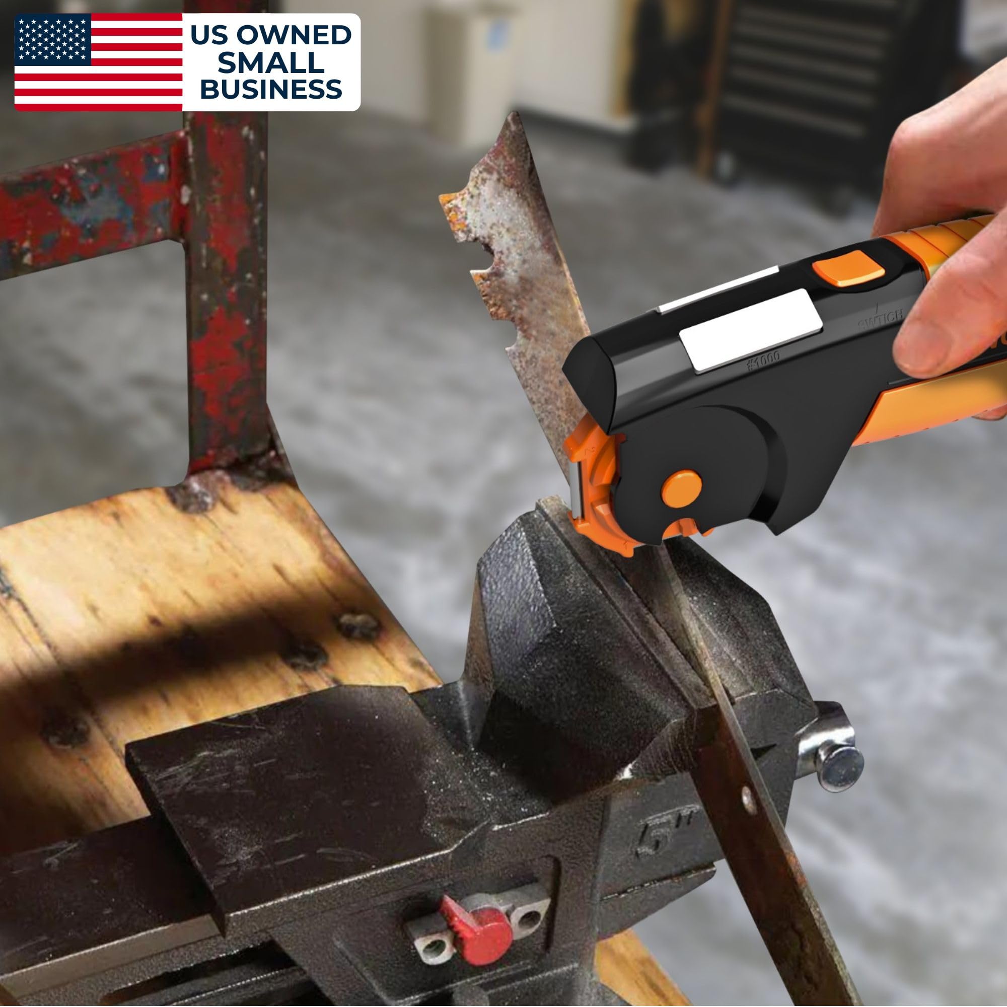 Orange Ninja durable construction ensures long-lasting sharpening performance