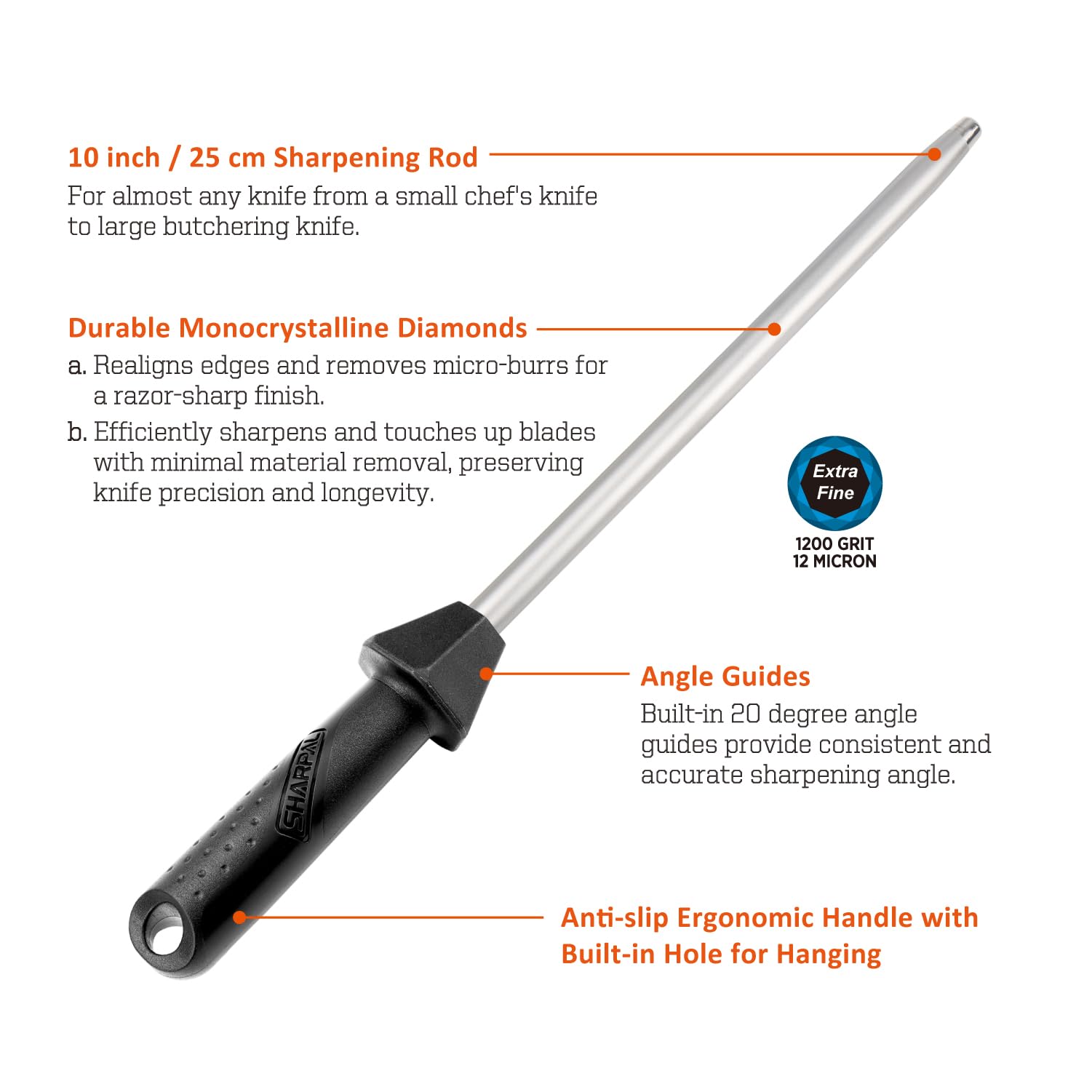 Sharpal 119N angle guides provide consistent sharpening guidance for blades.