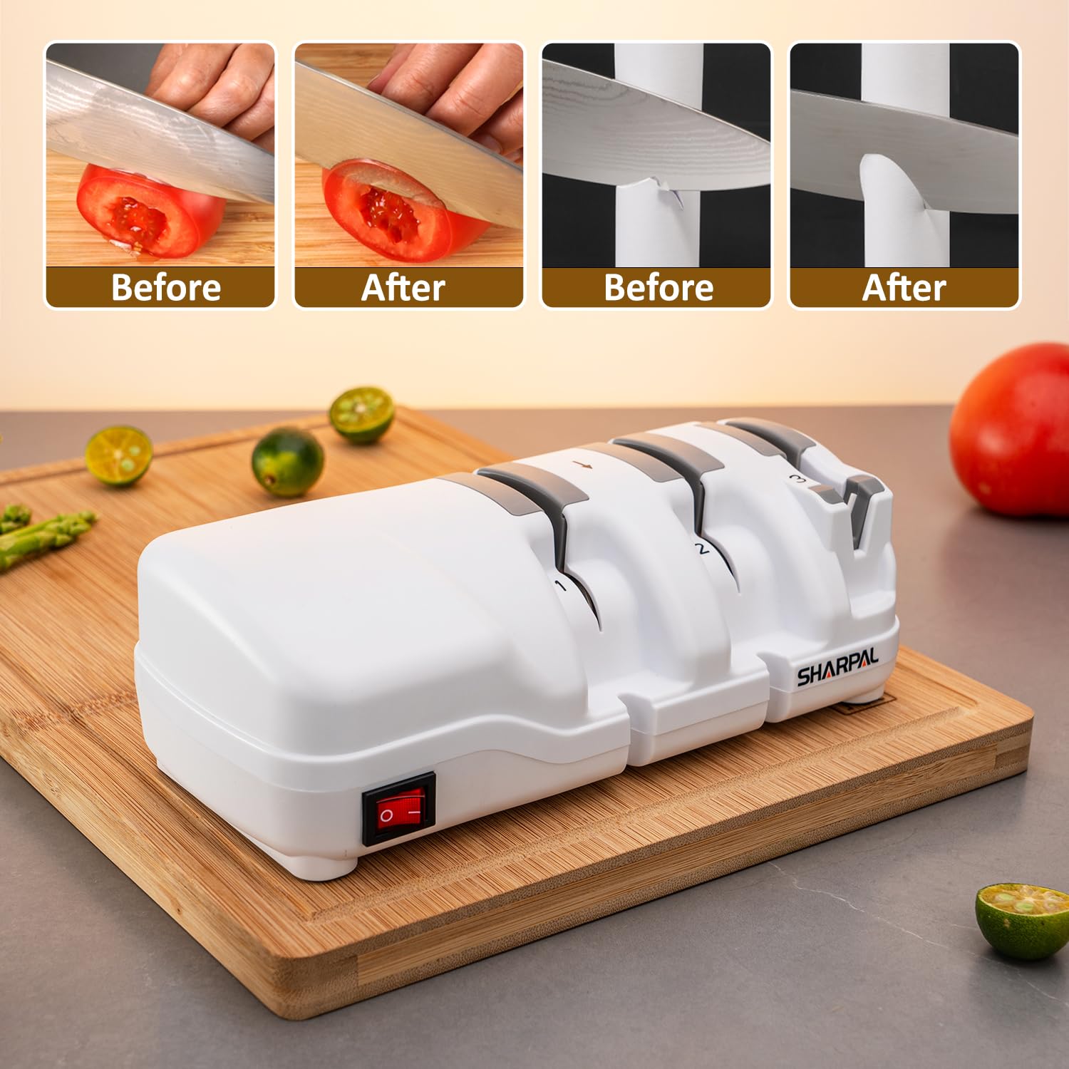 SHARPAL 198H magnetic receptacle improves cleanup after sharpening