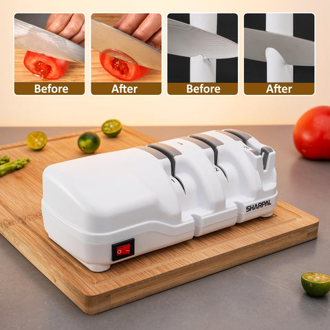SHARPAL 198H magnetic receptacle improves cleanup after sharpening