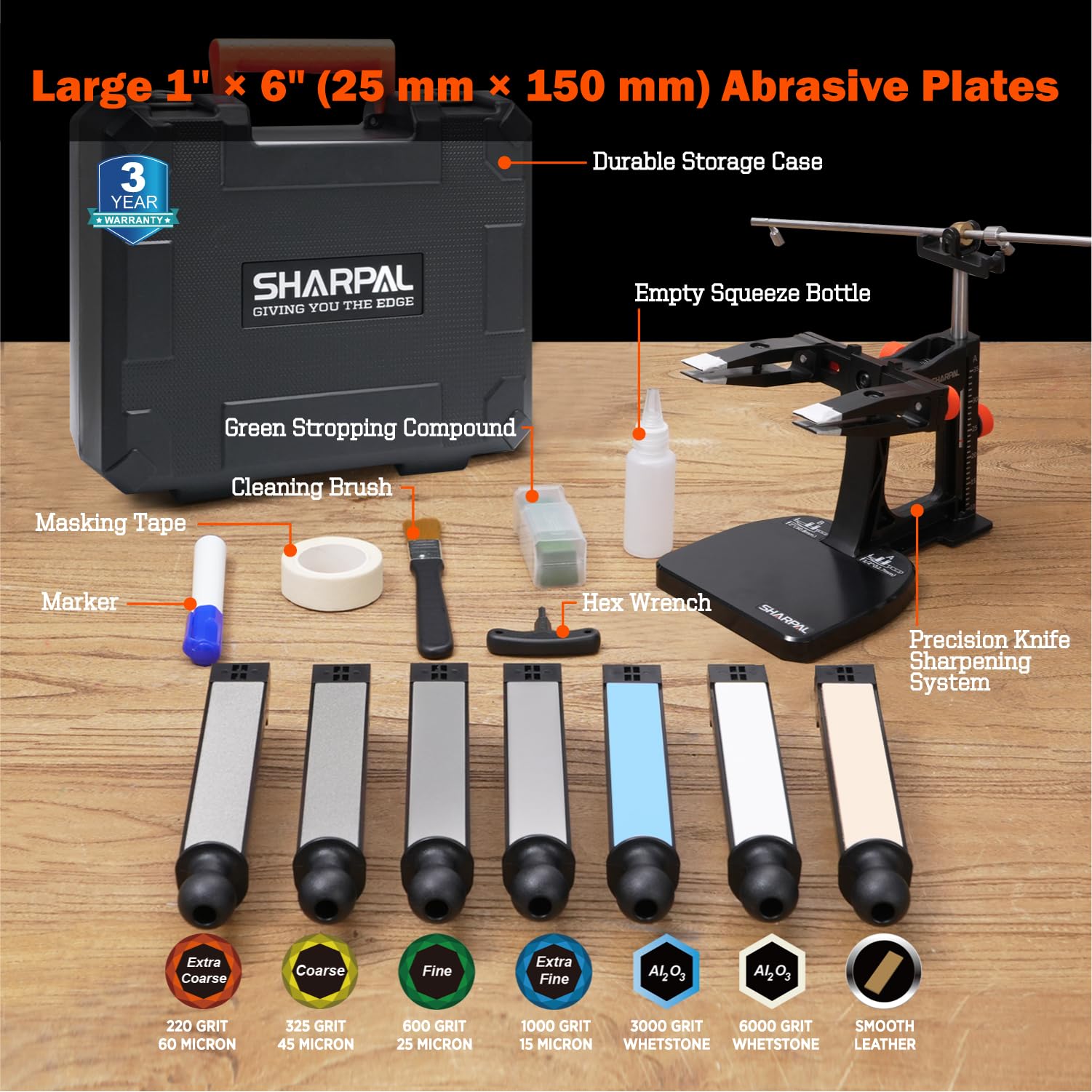 SHARPAL 202H diamond plates for fast edge restoration