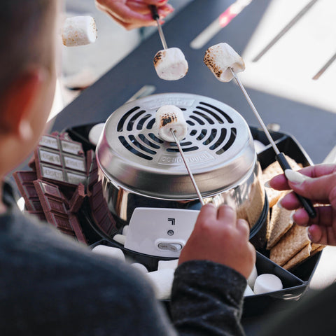 Sharper Image compact design simplifies storage after use.