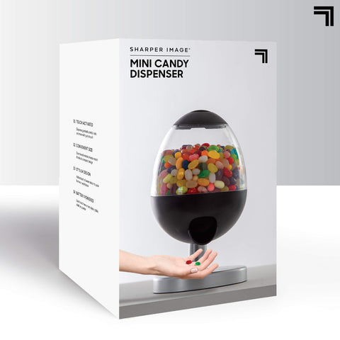 Sharper Image versatile snack dispenser for nuts, cereal, or trail mix.