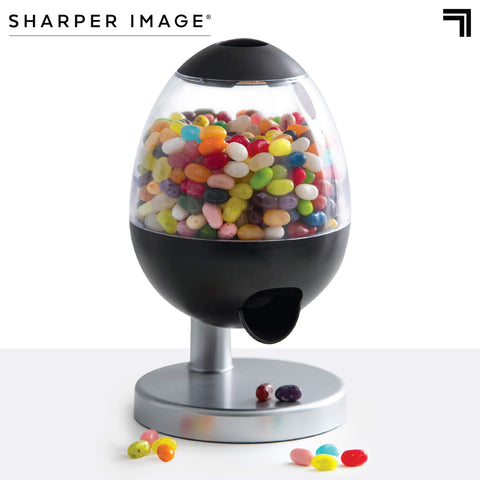 Sharper Image works with unwrapped candies like gumballs and jellybeans.
