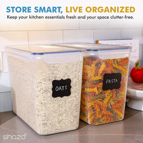Shazo 2pc 11L storage for flour, sugar, rice.