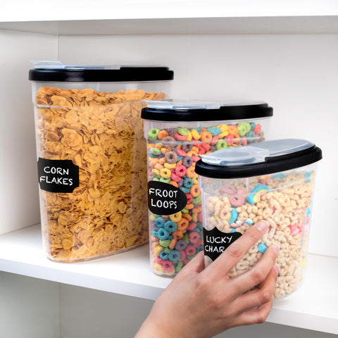 Shazo 1.2L container with secure lid for everyday pantry use.