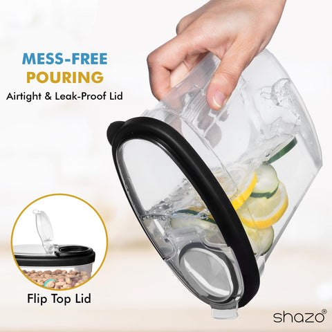 Shazo BPA-free plastic ensures safe everyday food storage.