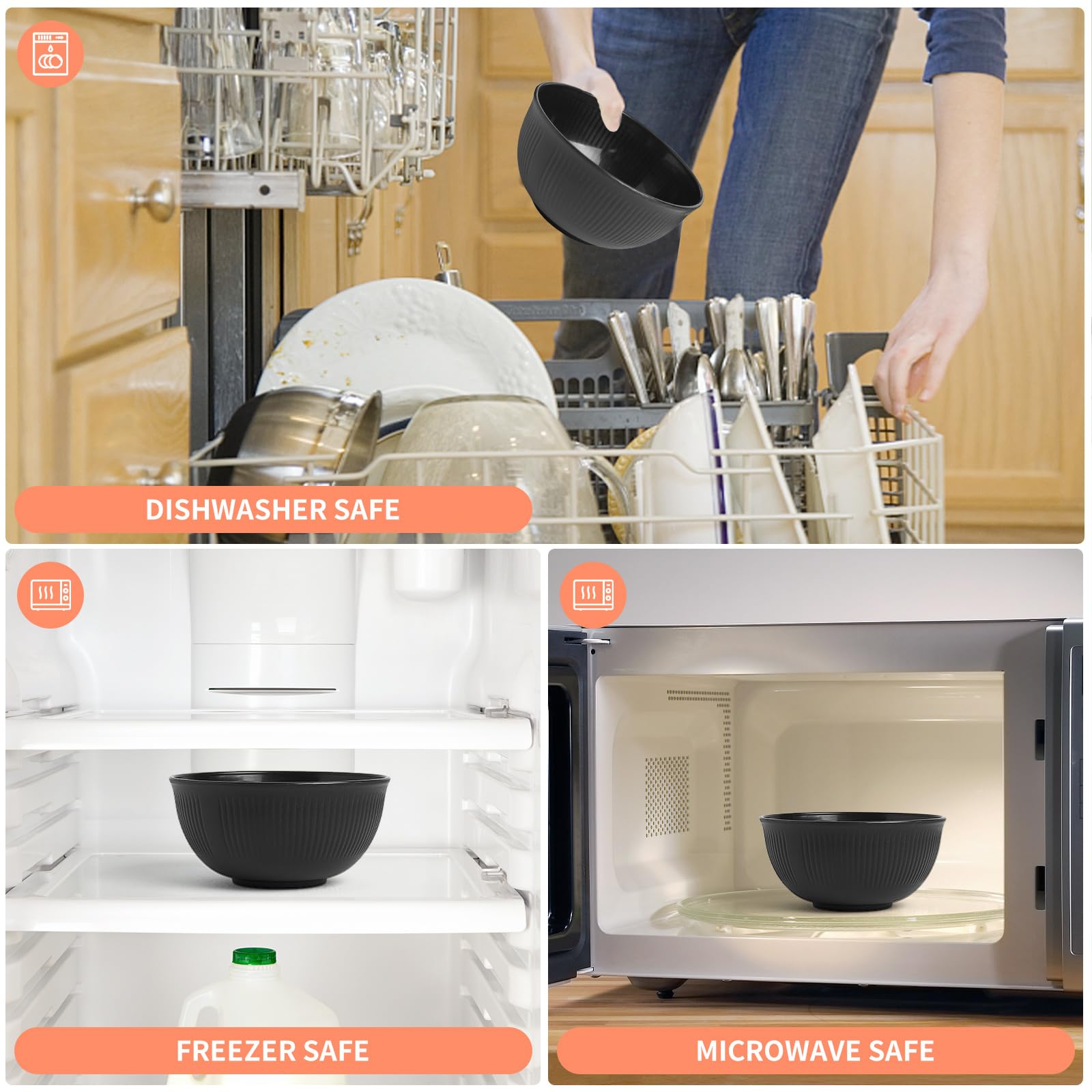 SHECIPIN dishwasher-safe set, easy cleanup after meals