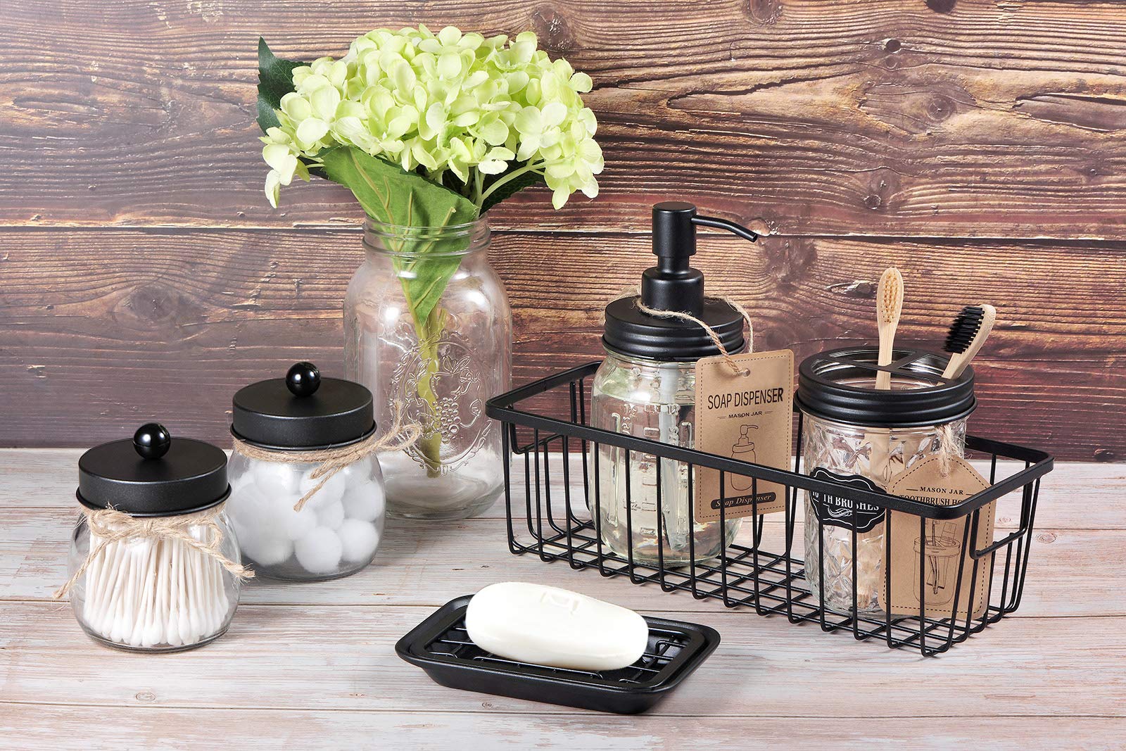 SheeChung farmhouse wire bin with built-in handles for easy access.
