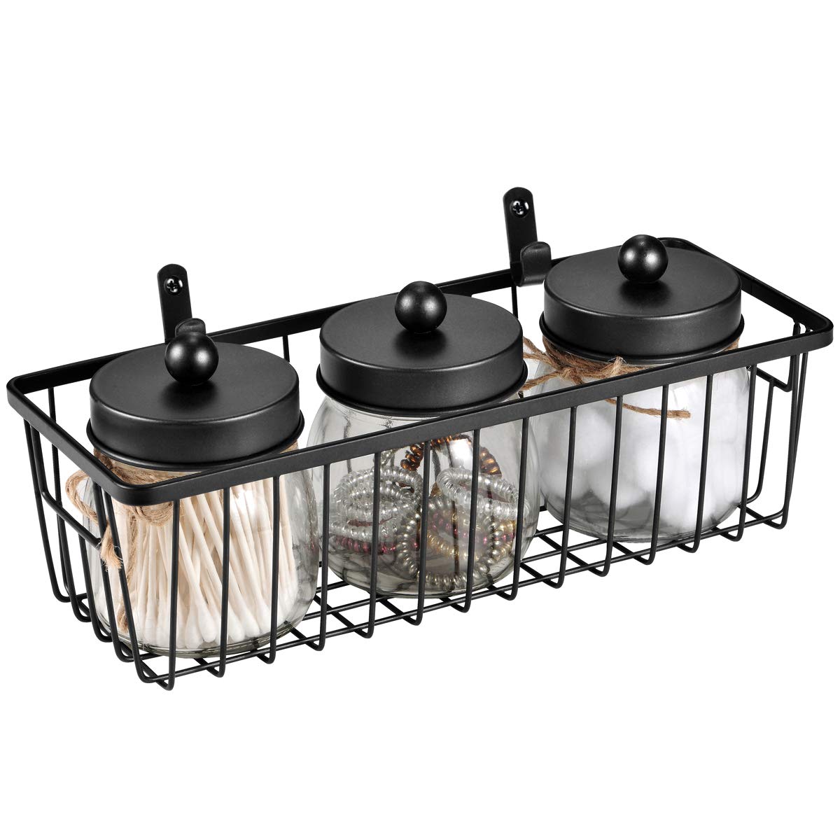 SheeChung farmhouse wire bin set helps build a modular organization system.