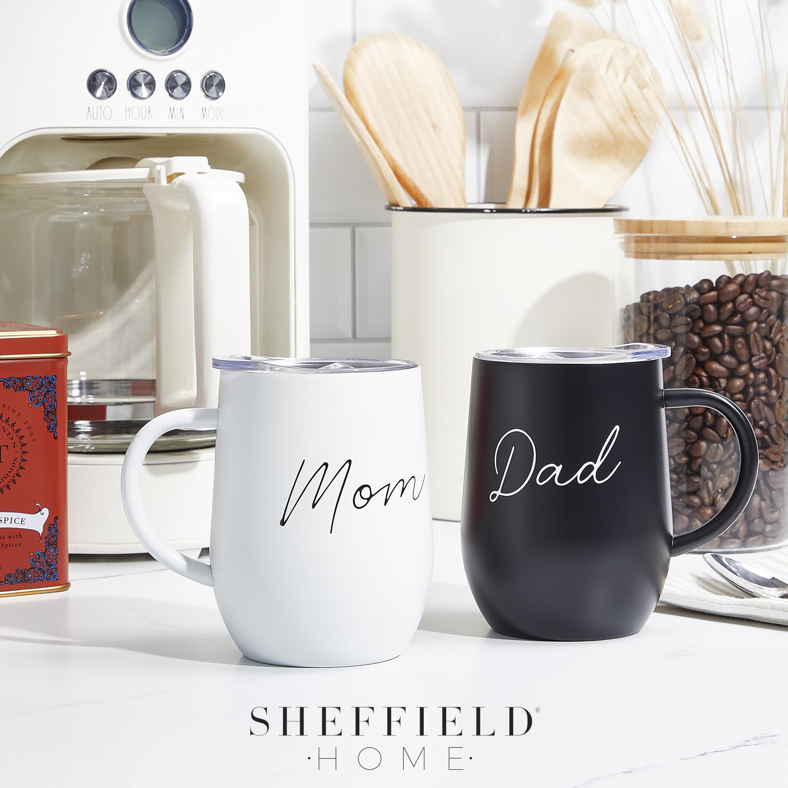Sheffield Home gift-ready mug ideal for expecting parents or new moms.