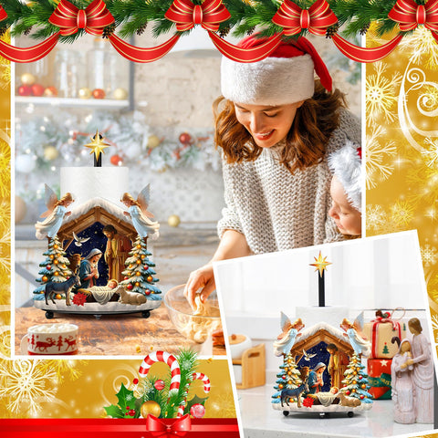 Shellwei elegant Christmas motif adds festive charm to kitchens and bathrooms