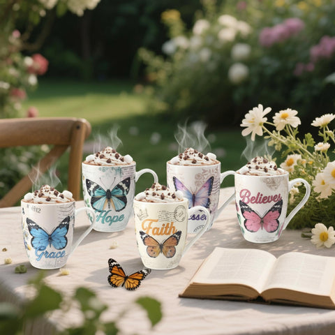 Shellwei comfortable handle mug offers easy daily sipping