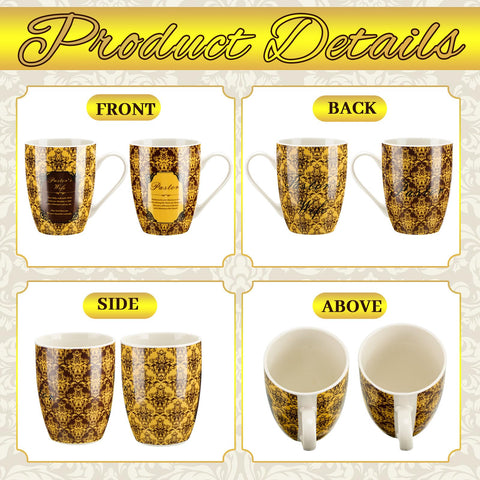 Shellwei gold square coffee spoon set, ideal for gifting
