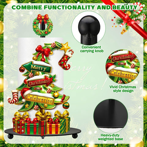 Shellwei weighted-base towel holder stays steady during busy cooking tasks.