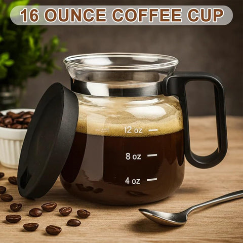 Shelprojsu easy-clean glass mug maintains clarity after washing