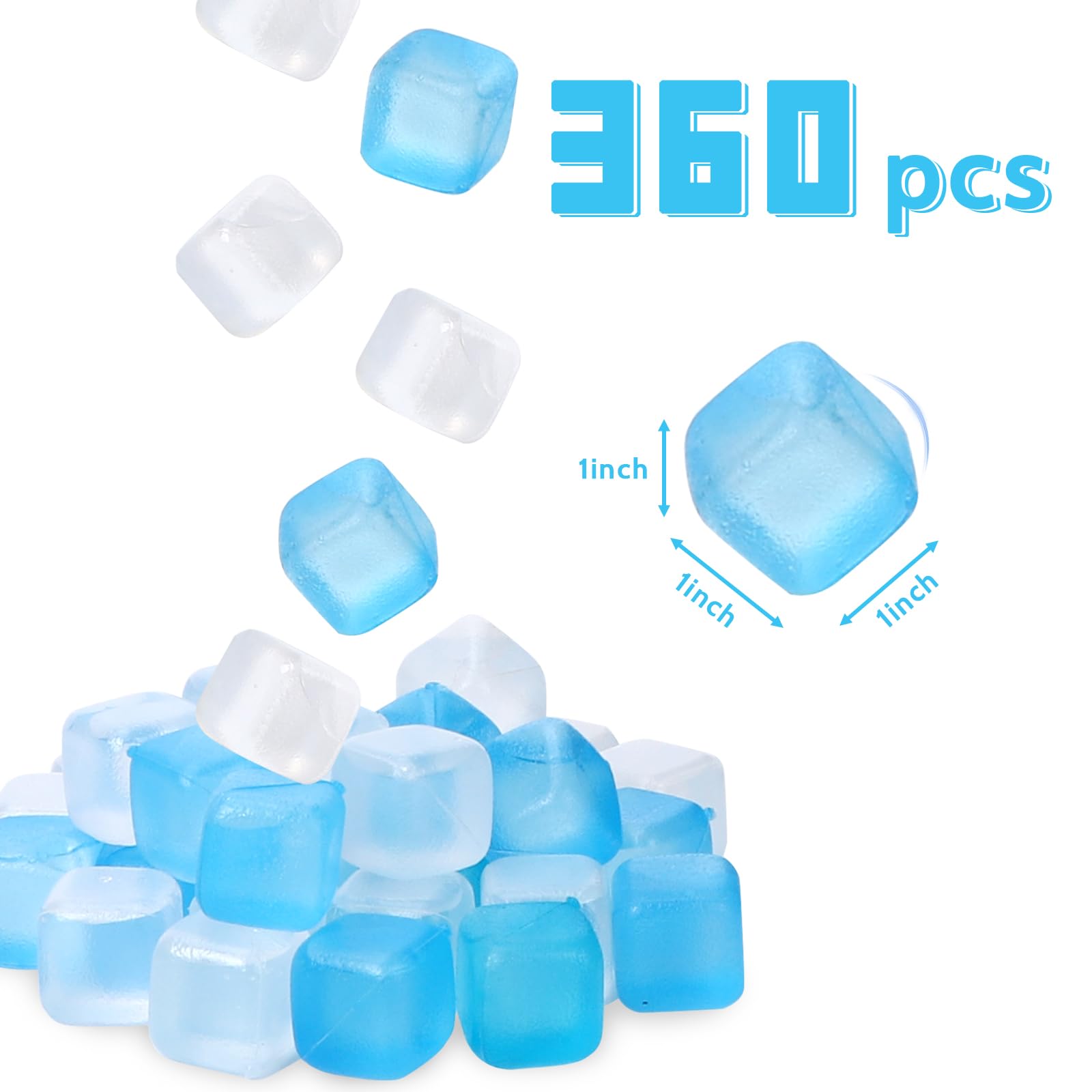 SHENGQIPC camping portable ice cubes fit in cooler for travel